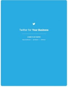 Twitter for small businesses