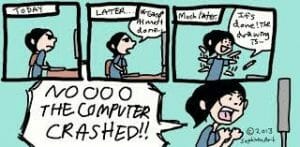 computer crash