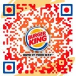 Custom QR code for Burger King Kuwait