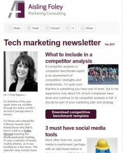 Tech Marketing Newsletter